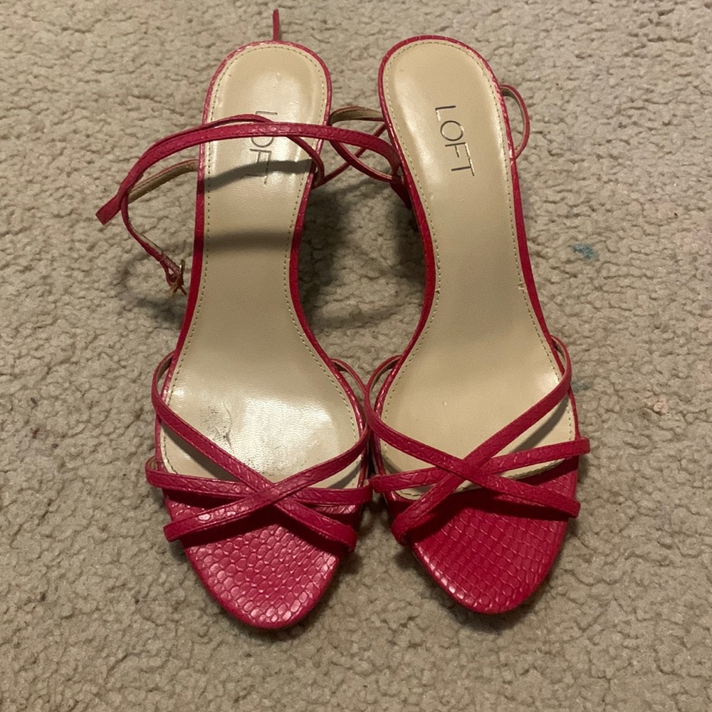 Loft red heels